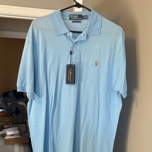 Polo by Ralph Lauren Men's Sky Blue Polo Shirt